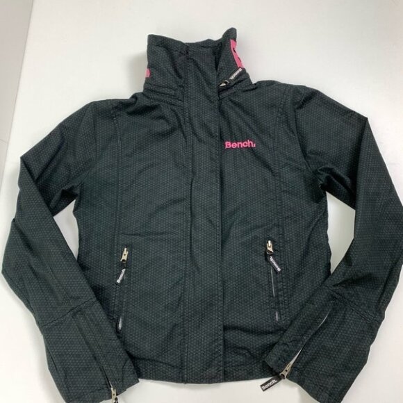 Bench BBQ Jacket Grey with Pink Stitching - Picture 3 of 8